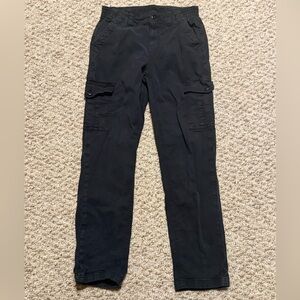 American Eagle Outfitters Black Stretch Cargo Pants